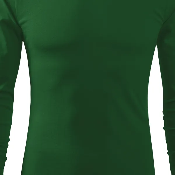 Moška majica z dolgimi rokavi - Rahlo oprijet kroj