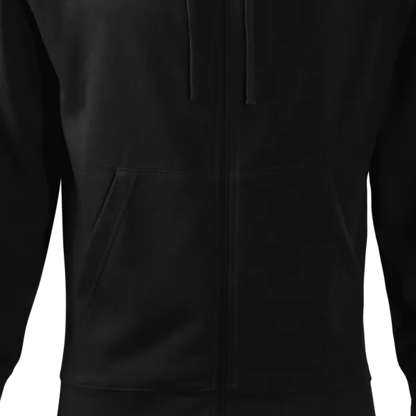 Moška jopica s kapuco - Ohlapen kroj s stranskimi šivi