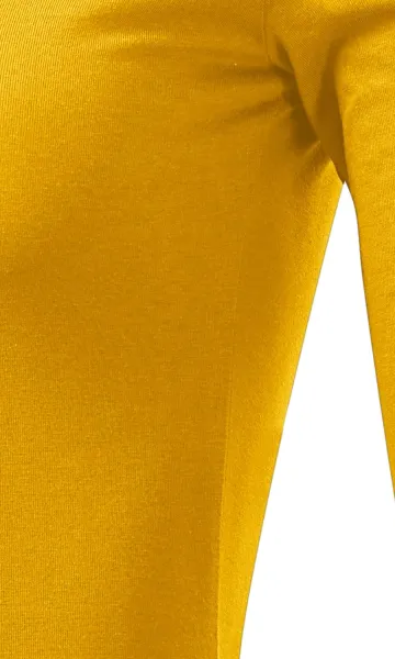 Ženska majica z dolgimi rokavi - Kroj s stranskimi šivi