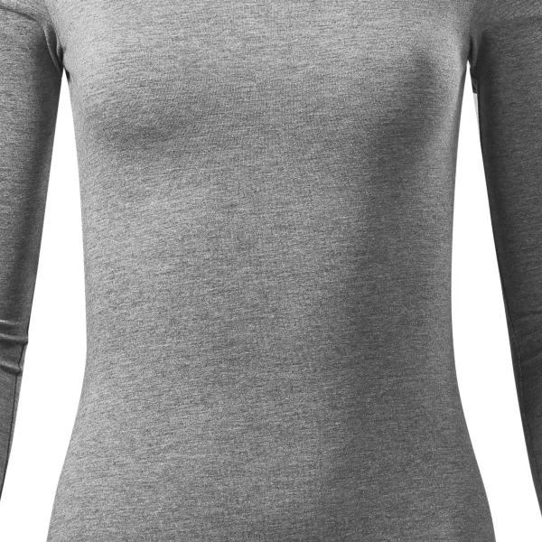 Ženska majica z dolgimi rokavi - Rahlo oprijet kroj