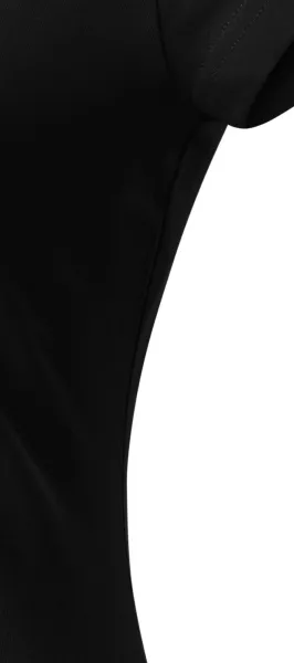 Ženska majica slim fit z okroglim izrezom - Kroj s stranskimi šivi