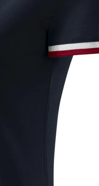 Ženska polo majica z ovratnikom navzgor - Izrez s stranskimi šivi