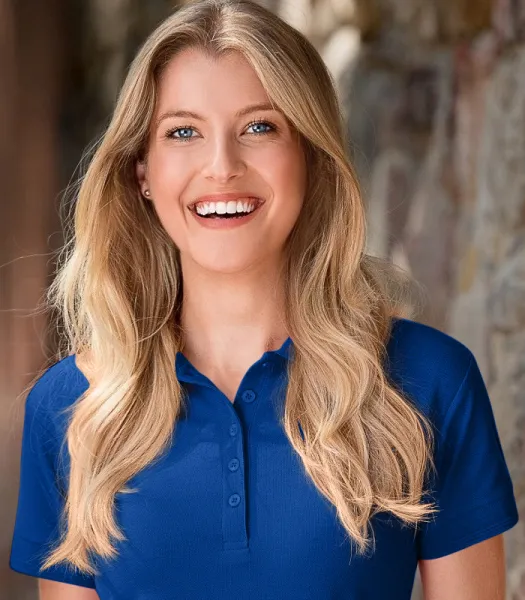 Ženska elegantna polo majica - Zapenjanje s 5 gumbi